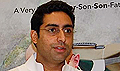 Abhishek Bachchan promotes film 'Paa' 