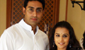 Abhishek & Vidya promote Paa with Bajaj Allianz