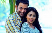 Prithvi with Shreya in London for 'Pokkiri Raja' song shoot