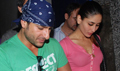 Saif and Kareena watch Bachna Ae Haseeno - Bachna Ae Haseeno Event Photos