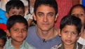 Aamir Bonds With Kids - Taare Zameen Par Event Photos