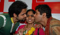 Emraan gives puppy to promote Jannat - Jannat Event Photos