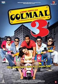 Golmaal 3 earns Rs.70 crore in initial weekend  