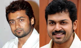 Coffee war between Karthi, Suriya