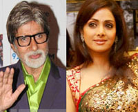 Big B delighted to shoot with Sridevi after 18 years