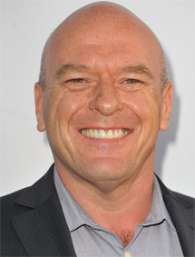 Dina's dad is played by dean norris. The same actor as hank in