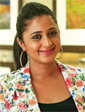 Kaniha in OK Kanmani as cameo appearance