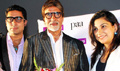 Amitabh & Abhishek watch Paa with Kids - Paa Event Photos