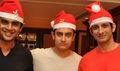 Aamir, Sharman and Maddy get into Santa mode for 3 Idiots - 3 Idiots Event Photos