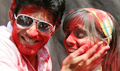 Dia & Arshad promote Hum Tum Aur Ghost at Zoom Holi - Hum Tum Event Photos