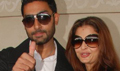 Aishwarya and Abhishek leave for Raavan london Premiere - Raavan Event Photos