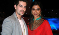 Deepika and Neil on the sets of Chote Ustad - Lafangey Parindey Event Photos