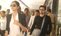 Anil Kapoor and Sonam return after Aisha London promotions - Aisha Event Photos