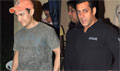 Aamir & Salman Khan at special screening of Bodyguard - Bodyguard Event Photos