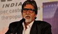 Amitabh and Prateik at Aarakshan 1st look launch - Aarakshan