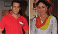 Kareena & Salman snapped at TV interviews for Bodyguard - Bodyguard Event Photos