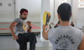 Surya Practicing Martial Arts for 7AAm Arivu - 7aam Arivu Event Photos