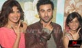 Ranbir, Priyanka & Illena on the sets of Indian Idol - Barfi!