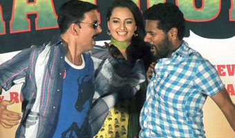 Prabhu Deva steals show at trailer launch of Rowdy Rathore