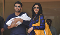 Shilpa, Raj take newborn son home