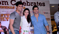 Alia Bhatt, Varun Dhavan and Siddharth Malhotra unveil the merchandise of Student of the year - Student Of The Year Event Photos