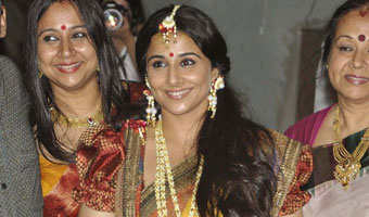 A very private mehendi ceremony for Vidya Balan