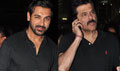 John And Anil Snapped Retuning From Bangalore Shoot Out At Wadala Promotions At Airport In Mumbai - Shoot Out At Lokhandwala