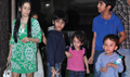 Manyata Watches Policegiri With Kids At Mumbai - Policegiri Event Photos