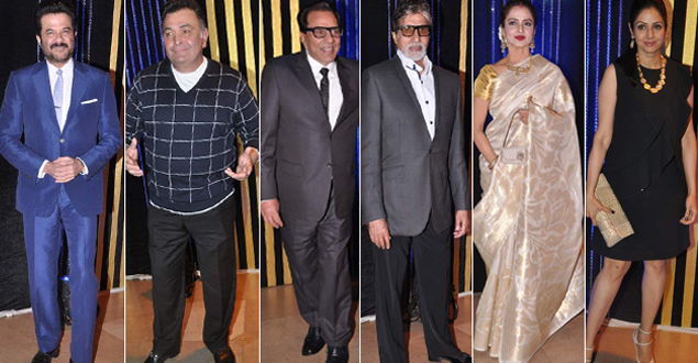 Big B, Rekha attend Rakesh Roshans birthday bash