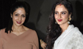 Rekha, Sridevi And Others Watch Khoobsurat - Khoobsurat Event Photos