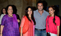 Sohail, Seema And Salma At HSKD Screening At Lightbox - Humpty Sharma Ki Dulhania Event Photos