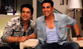 Akshay Promotes Its Entertainment on TV Serial Sets - Entertainment Event Photos