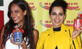 Kangana Ranuat And Lisa Haydon Promote Queen At Radio Mirchi Mumbai - Queen Event Photos