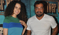 Kangana And Anurag Kashyap At Revolver Rani Screening - Revolver Rani Event Photos