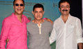 Aamir, Raju Hirani And Vidhu Vinod Chopra At PK 2nd Poster Launch - PK