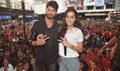 Promotion of 'Haider' at N. M. College's festival Umang 2014 - Haider