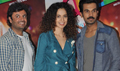 Kangna, Rajkumar And Vikash Bahi Talk About Queen - Queen Event Photos