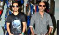 Rannvijay & Ashmit pose with Optimus Prime to promote 'Transformers 4' - Transformers: Age of Extinction Event Photos