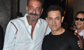 Sanjay Dutt Watches PK With Aamir Khan - PK Event Photos