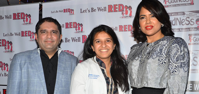 Sameera Reddy Supports Lets Be Well Red Campaign