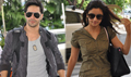 Varun And Alia Snapped On Their Way To Indore For HSKD Promotions - Humpty Sharma Ki Dulhania Event Photos