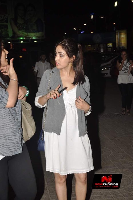 Yami Gautam Snapped Post Sholay 3D Screening