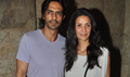 Arjun And Mehr Rampal At Roy Screening - Roy