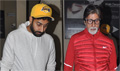 Amitabh Bachchan & Abhishek Bachchan snapped at PVR Juhu post 'Mad Max Fury' screening - Mad Max: Fury Road Event Photos