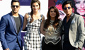 Shah Rukh Khan, Kajol, Kriti Sanon And Varun Dhawan At Dilwale Media Meet In Delhi - Dilwale