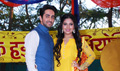 Ayushmann Khurrana & Bhumi Pednekar at the 'Dum Laga Ke Haisha' Holi bash - Dum Laga Ke Haisha Event Photos