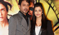 Aishwarya Rai And Irfan Khan At Jazbaa First Look Launch - Jazbaa Event Photos