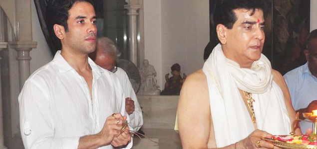 Jeetendra And Tushar Kapoor's Ganesha Celebbrations