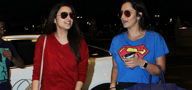 Parineeti And Sania Mirza Fly Off To Goa