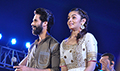 Shahid and Alia promote Shaandaar at Falguni Pathak dandia celebrations - Shaandaar Event Photos